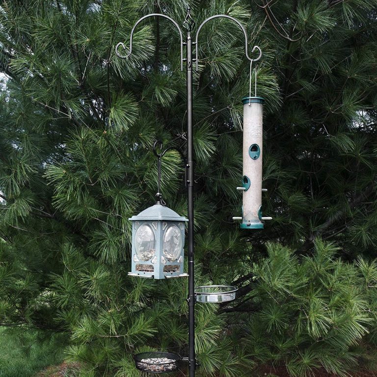 Deluxe Bird Feeding Station (2 Pack) Bird Feeders for Outside Multi