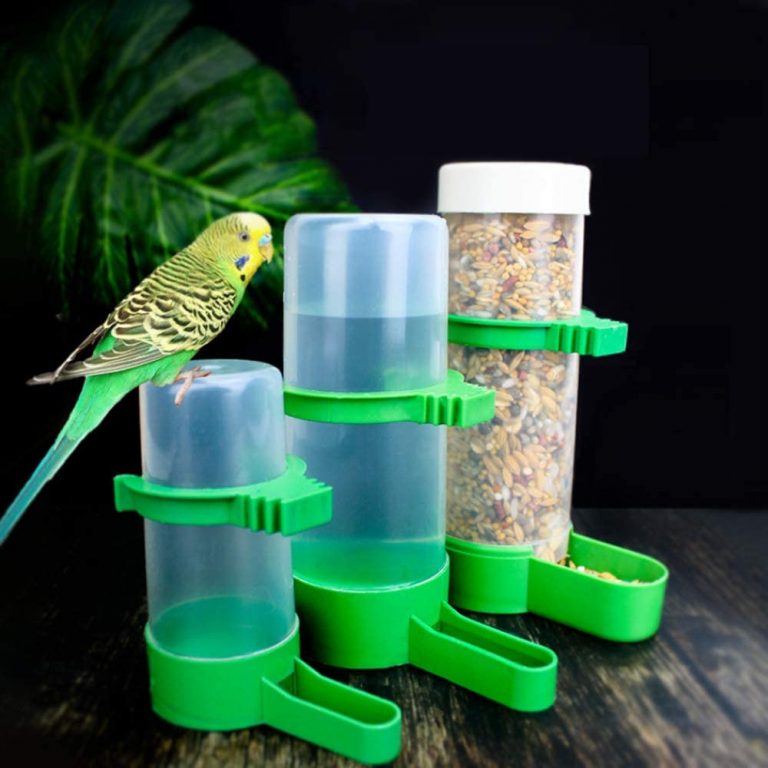 XISTEST Bird Feeder, Bird Water Dispenser for Cage, 2PCS Automatic Bird ...